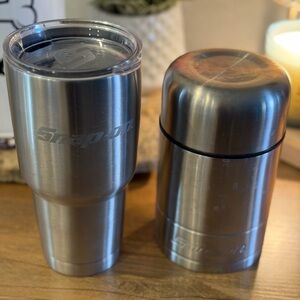 Snap-on Stainless Steel Tumbler and Thermos